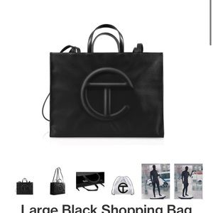 Black large telfar